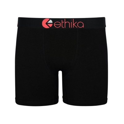 Ethika Seal Men's Mid Boxers Black | OH1840367