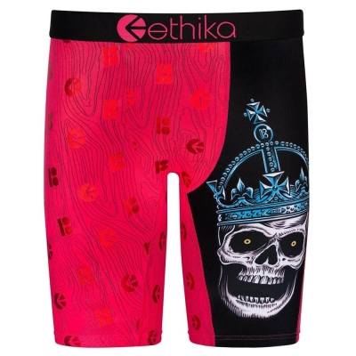 Ethika Skull King Men's Staple Underwear Red | OY4291806