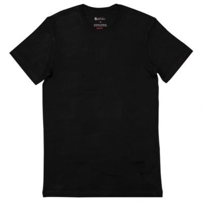 Ethika Slim Modal Men's T-Shirts Black | JX6294753