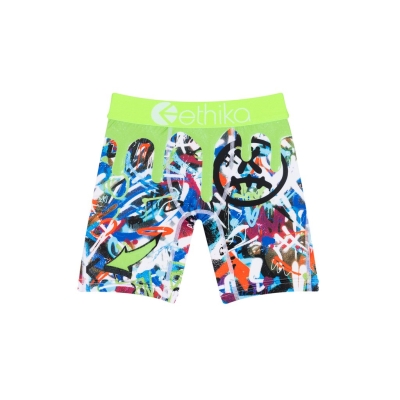 Ethika Slime Staple Boys' Underwear Green | ES9034821