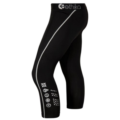 Ethika Subzero 3/4 Men's Tight Black | OE4816509