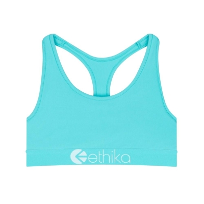 Ethika Subzero Performance Sports Girls' Bras Turquoise | AV2859407