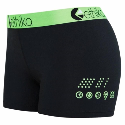 Ethika Subzero Women's Staple Underwear Black Green | SL0849532