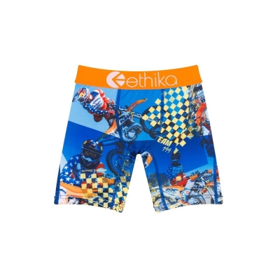 Ethika Team 199 Staple Boys' Underwear Blue | QI9602358