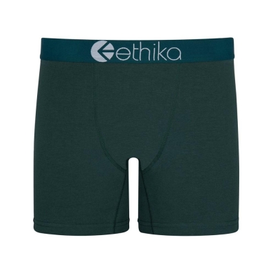 Ethika Victory Men's Mid Boxers Green | AJ7038954