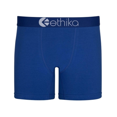 Ethika Winner Men's Mid Boxers Blue | CB8471253