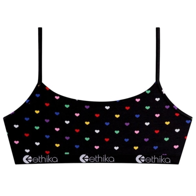 Ethika Xo Xo Women's Pullover Bra Black | EI2953708