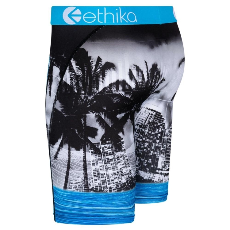 Ethika 5-0 Men's Staple Underwear White Blue | SH2450167