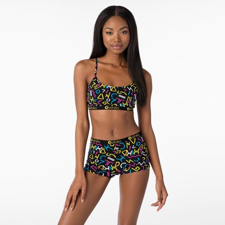 Ethika 90's Retro Women's Pullover Bra Multicolor | WE0849625