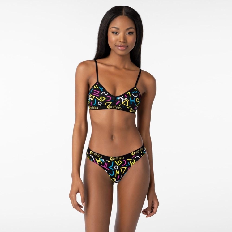 Ethika 90's Retro Women's Thong Multicolor | UA5706182