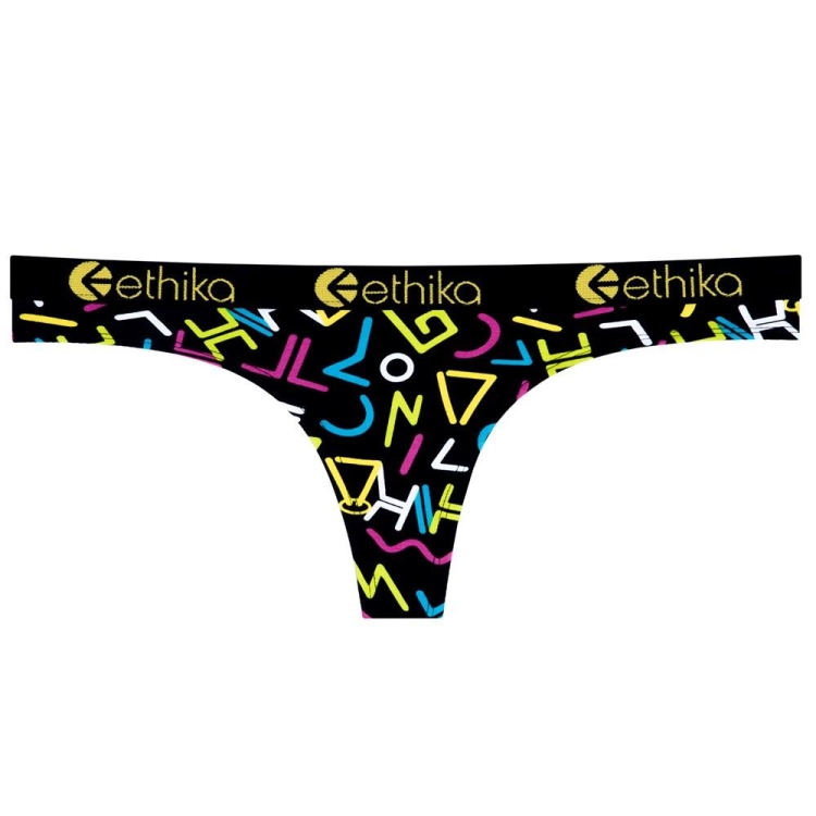 Ethika 90\'s Retro Women\'s Thong Multicolor | UA5706182