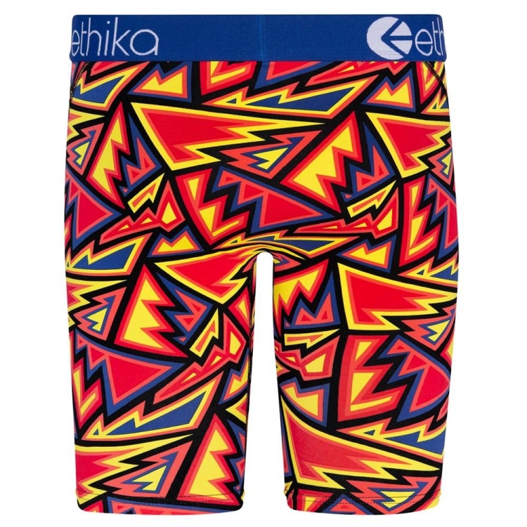 Ethika Abstract Range Men's Staple Underwear Red Yellow | DM5812407