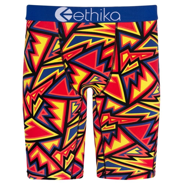 Ethika Abstract Range Men\'s Staple Underwear Red Yellow | DM5812407