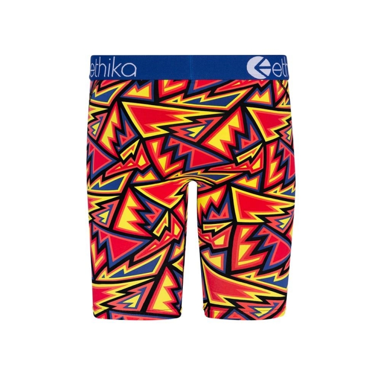 Ethika Abstract Range Staple Boys' Underwear Red Yellow | BQ2087564