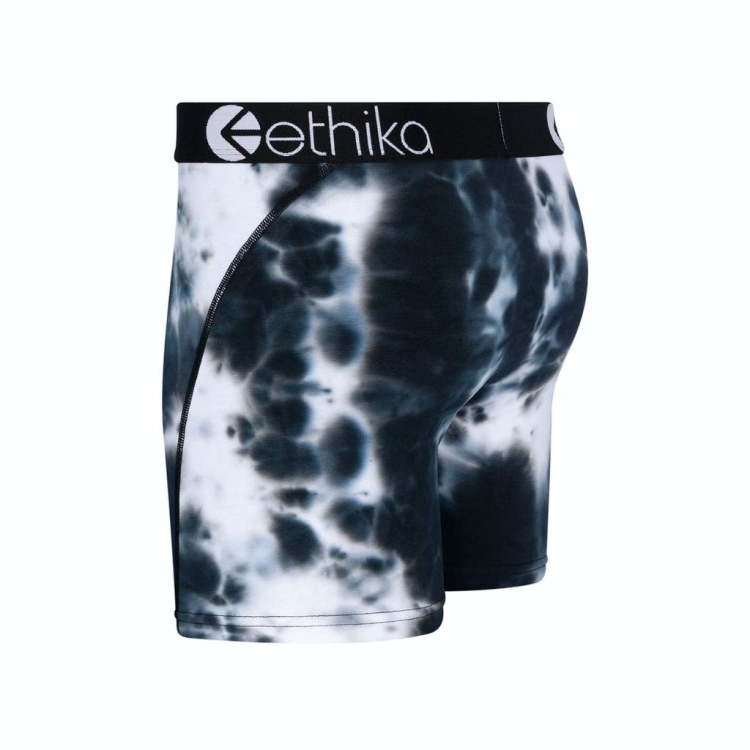 Ethika Acid Dye Men's Mid Boxers Navy White | QC9814302