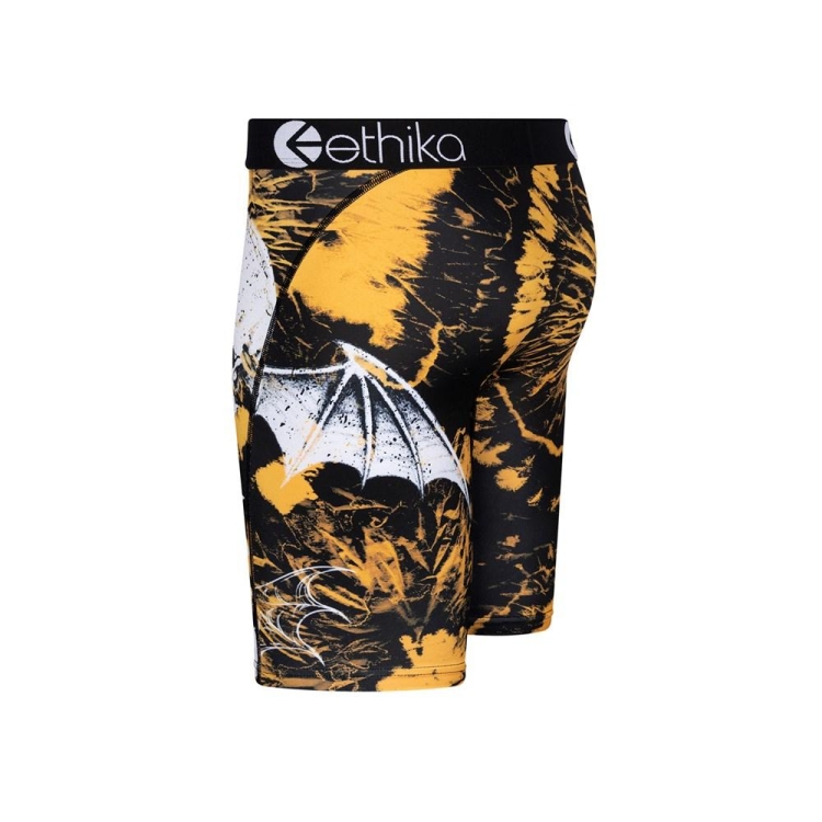 Ethika Acid Wash Staple Boys' Underwear Gold Black | LP5241609