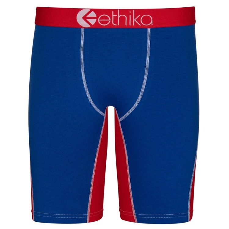 Ethika All Star Contrast Men\'s Staple Underwear Blue Red | UY0482561