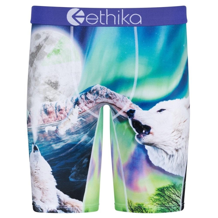 Ethika Aurora Wolves Men\'s Staple Underwear Multicolor | PB4915207