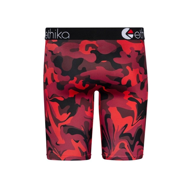 Ethika BMR Stealth Drip Staple Boys' Underwear Red Black | BL9708264