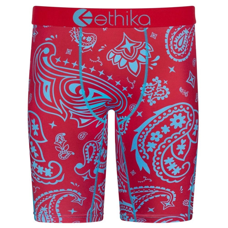 Ethika Bandana Love Men\'s Staple Underwear Red | OA5684320