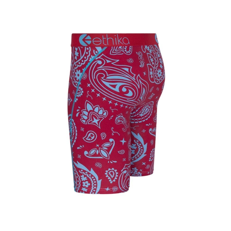 Ethika Bandana Love Staple Boys' Underwear Red | RT5079241