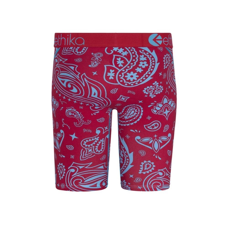 Ethika Bandana Love Staple Boys' Underwear Red | RT5079241