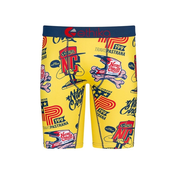 Ethika Bazooka 199 Staple Boys\' Underwear Yellow | ZX8097642