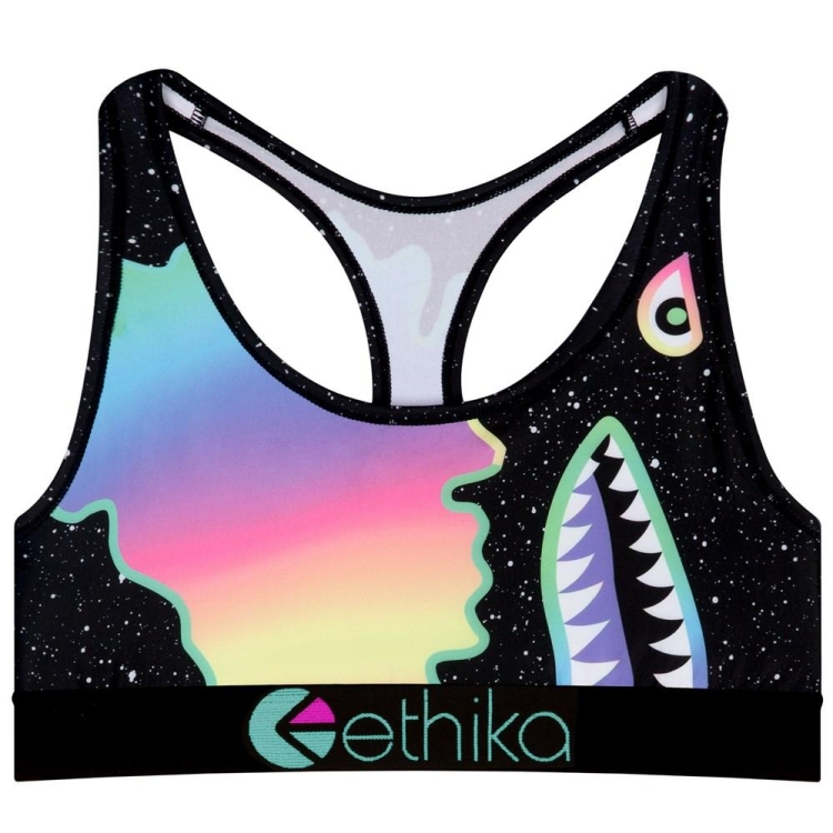 Ethika Bomber Space Women\'s Sports Bra Multicolor | YH4912305