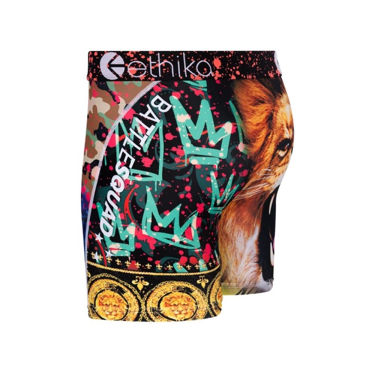 Ethika Bomber WTF Men's Mid Boxers Multicolor | AO9480672