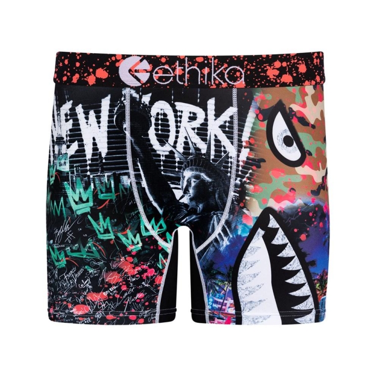 Ethika Bomber WTF Men\'s Mid Boxers Multicolor | AO9480672