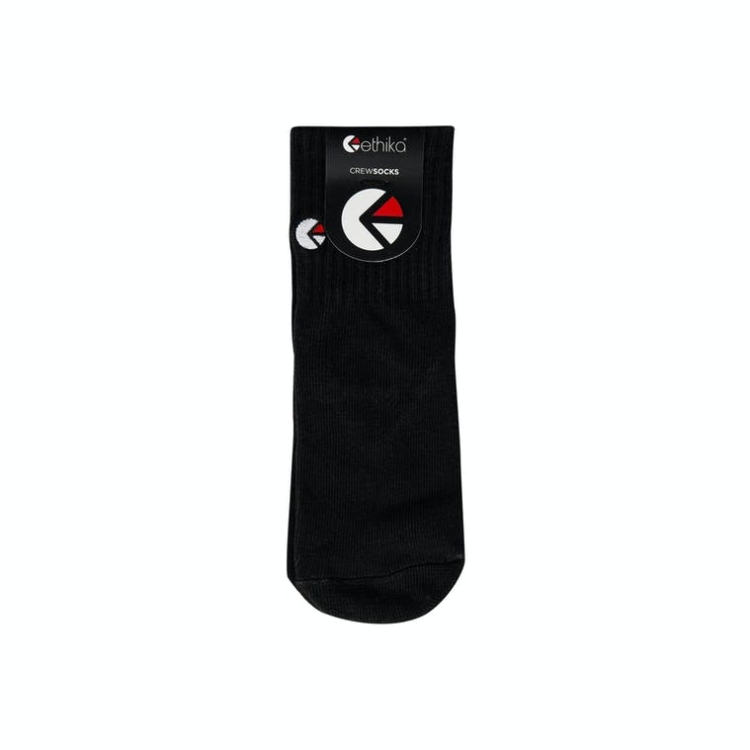 Ethika Crew Boys\' Socks Black | VJ5109468