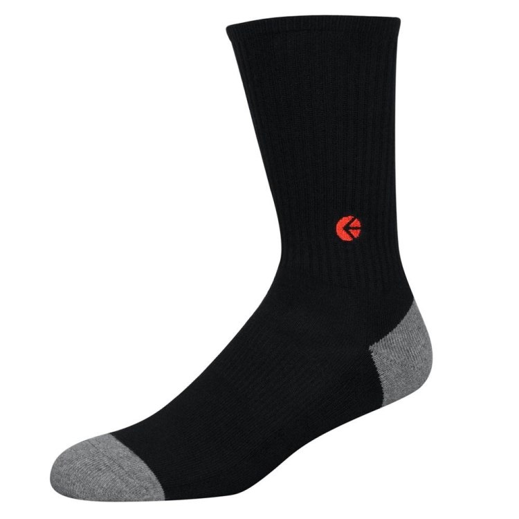 Ethika Crew Men\'s Socks Black | OA5367814