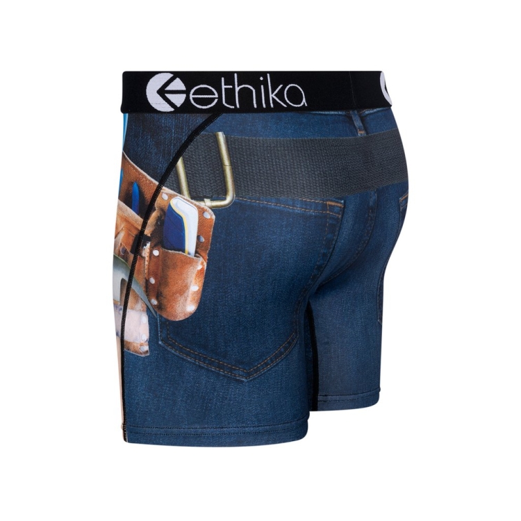 Ethika DIY Dad Men's Mid Boxers Navy | OG6175932