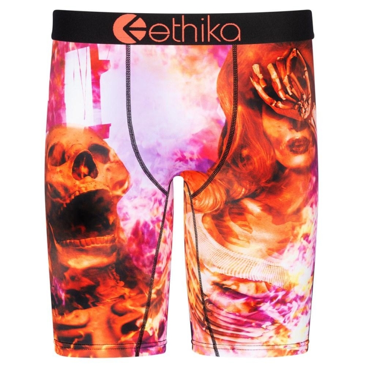 Ethika Damsel Men\'s Staple Underwear Orange | YN8075412