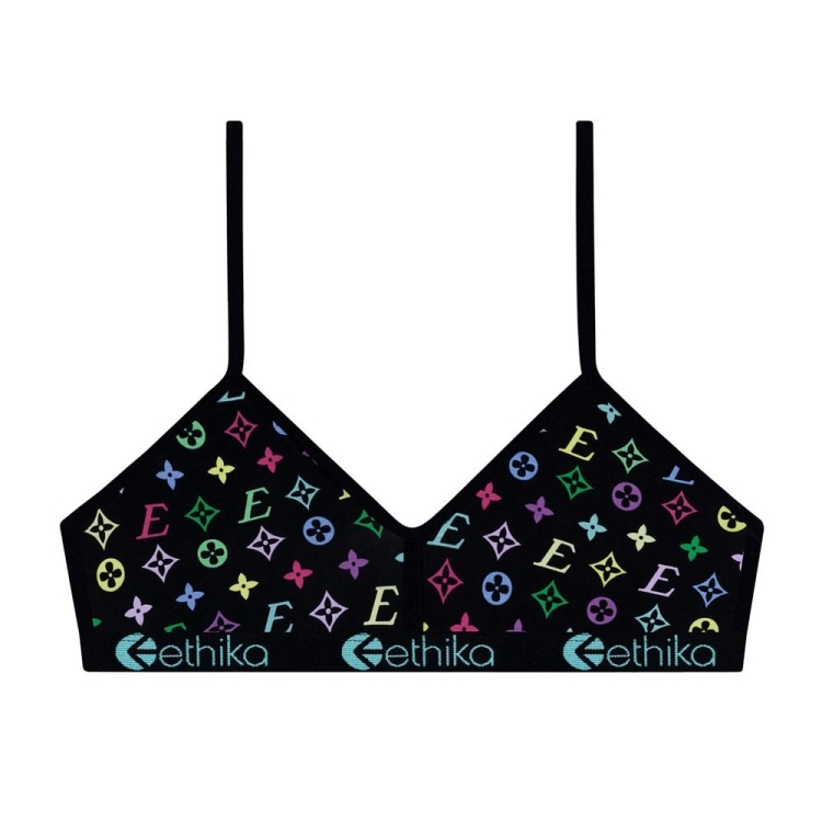 Ethika Drip Women\'s Bralette Bra Black | GM3968017