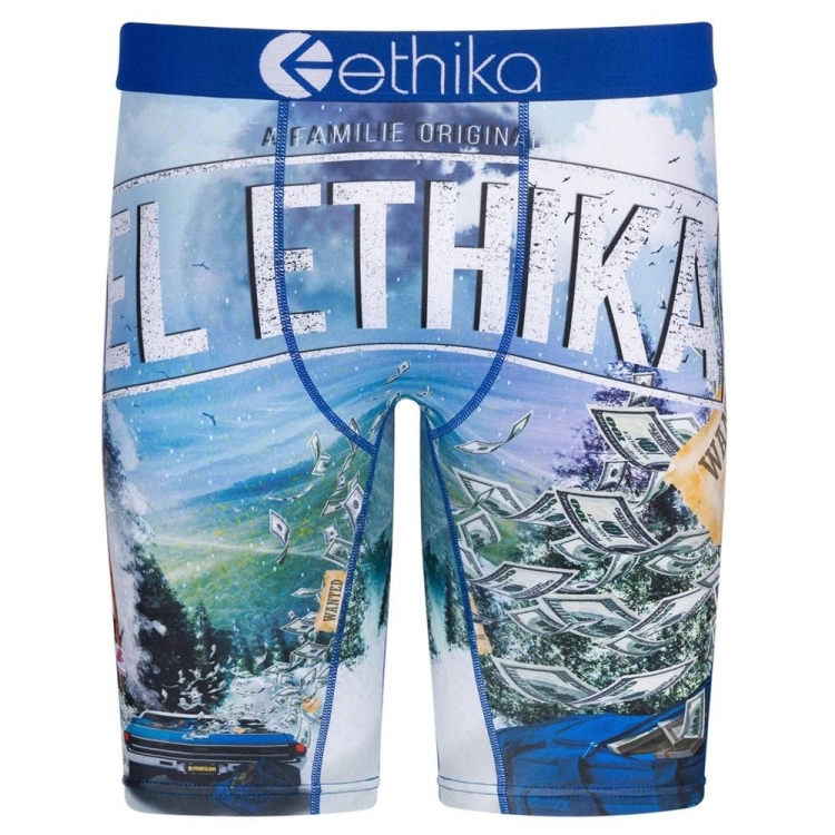 Ethika El Men\'s Staple Underwear Blue | UA4029318