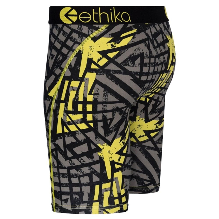 Ethika Electric Labryinth Men's Staple Underwear Grey | FM0736418