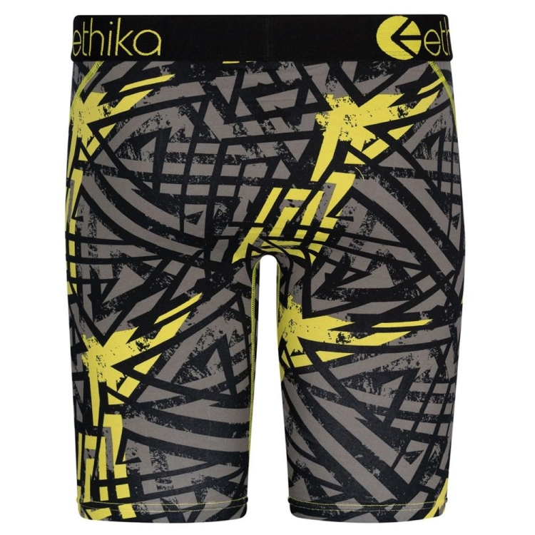 Ethika Electric Labryinth Men's Staple Underwear Grey | FM0736418