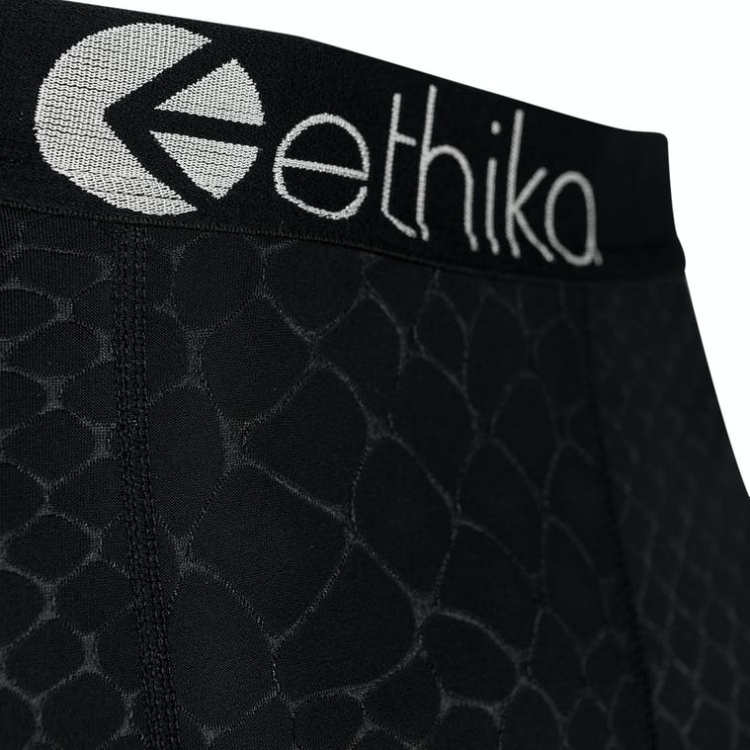 Ethika Embossed Python 3/4 Men's Tight Black | FH6834251