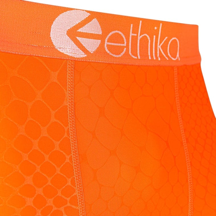 Ethika Embossed Python 3/4 Men's Tight Orange | NR8956742