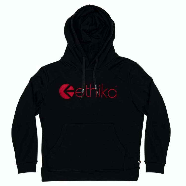 Ethika Embroidered Men's Hoodies Black | VB8170296