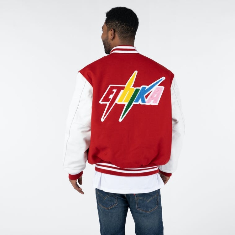 Ethika Ethika Bolt Men's Jackets Red | GV4162987