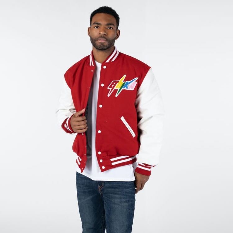 Ethika Ethika Bolt Men\'s Jackets Red | GV4162987