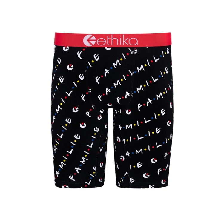 Ethika Familie Staple Boys\' Underwear Black | IK3850712