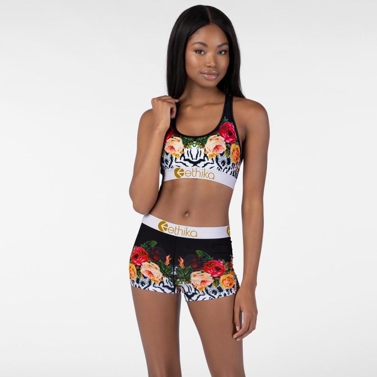 Ethika Floral Jungle Women's Staple Underwear Multicolor | FI5640713