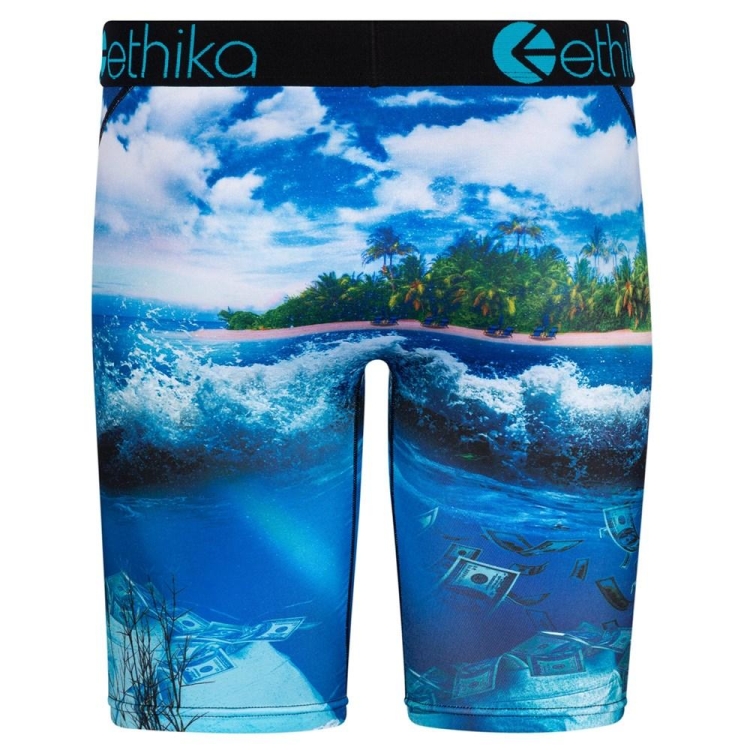 Ethika Free The Trappers Men's Staple Underwear Blue | CM9764510