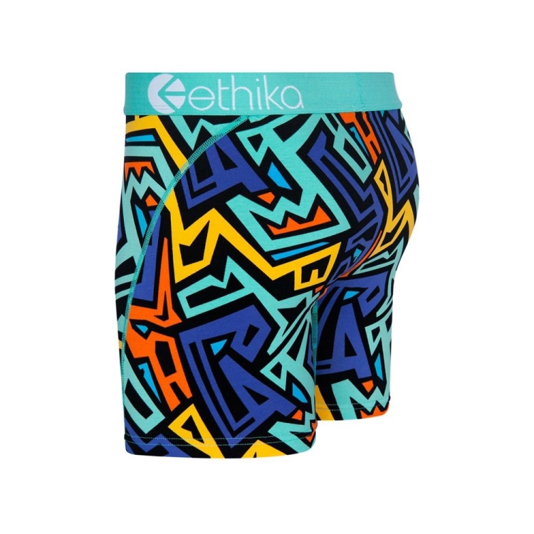 Ethika Fresh Men's Mid Boxers Multicolor | AY9378261