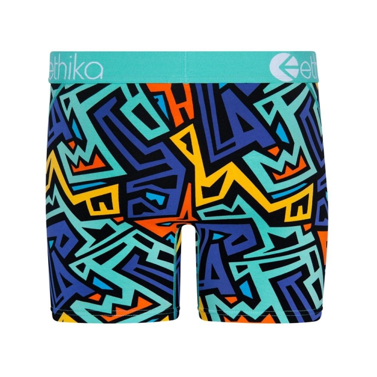 Ethika Fresh Men's Mid Boxers Multicolor | AY9378261