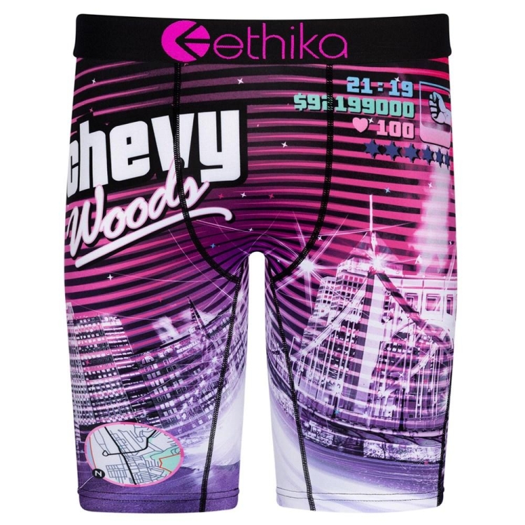 Ethika GT Hazelwood Men\'s Staple Underwear Purple | CK5347619