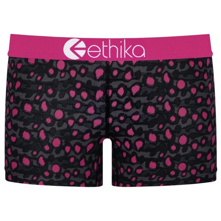 Ethika Graffiti Leo Women\'s Staple Underwear Grey Pink | AH2701845